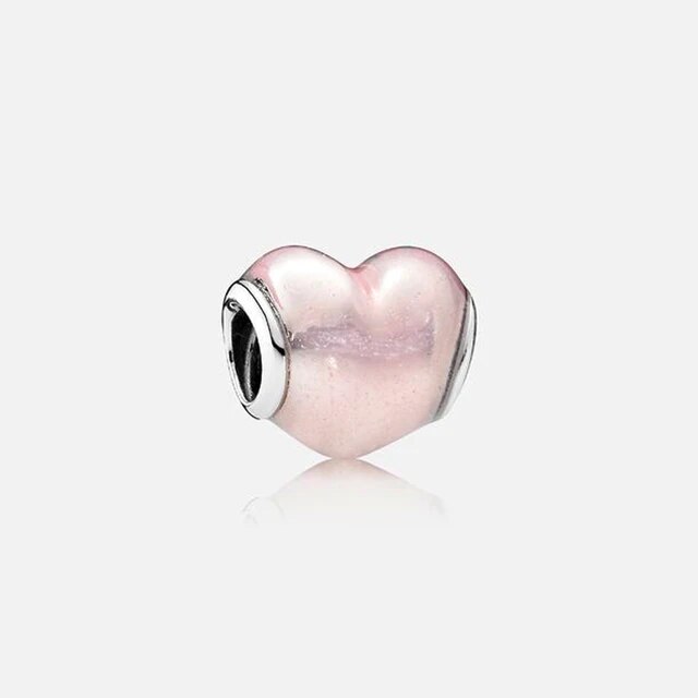 Metallic Heart Charm
